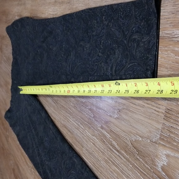 (XL) SP Studio Point Paisley Print Stretch Victorian Skinny Fit Comfy Trendy - Picture 7 of 10